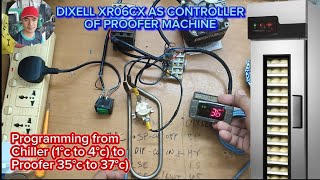 DIXELL XR06CX AS DIGITAL THERMOSTAT OF PROOFER MACHINE TAGALOGENGLISH [upl. by Garrot]