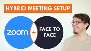 Hybrid meeting with Zoom how to set up your room [upl. by Skelton]