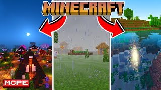 Top 5 Shaders Realistas para MCPE 120  12073   SHADERS PARA MINECRAFT BEDROCK 🌿 [upl. by Yttap]