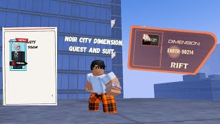 New NOIR CITY Dimension New Quest and Suit In InVisions WebVerse [upl. by Niret]