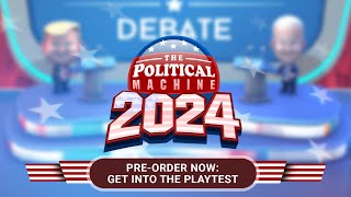 Political Machine 2024 Playtest  Republican Primary [upl. by Aromas759]