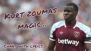 Kurt Zouma Chant  With Lyrics [upl. by Sicard]