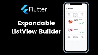 Expansion Tile flutter Tutorial  How to create expandable ListView Builder in HindiUrdu [upl. by Maximilian]