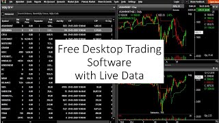 Free Desktop Trading Software with Live Data [upl. by Aynotan]