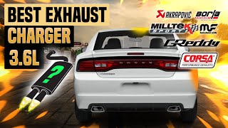 Dodge Charger Exhaust Sound 36L 🔥 ReviewUpgradeCompilationBorlaFlowmaster [upl. by Akihdar29]