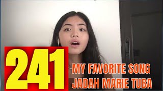 241 MY FAVORITE SONG cover by Jadah Marie Tuba [upl. by Eitsud151]