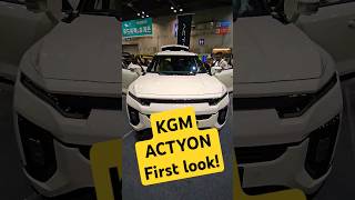 KGM  New ACTYON SUV  First look Walk around ACTYON [upl. by Leschen450]