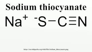 Sodium thiocyanate [upl. by Ainatnas857]