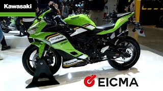 Kawasaki Motorcycles Booth at EICMA 2024 [upl. by Ajnek]