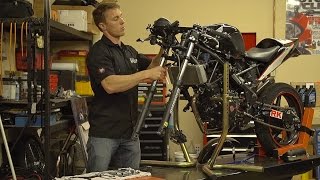 Motorcycle Suspension Tech and Maintenance How To Rebuild Your Fork  MC GARAGE [upl. by Ytrebil]