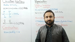 Ch 8 Lec 19 Oxidation and Polymerization of Alkynes  Amjad Umer Academy [upl. by Shana]