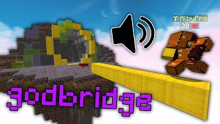 Godbridge Sounds in solo Bedwars asmr [upl. by Netsrejk]