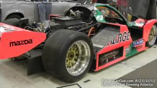 The Mazda 767  26B Four Rotor at Downing Atlanta Revving up [upl. by Anaik306]