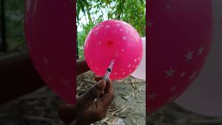 Balloon VS Syringe  Water Experiment 💉 [upl. by Aneliram]