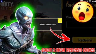 codm 2 New redeem codes 2024 october  codm redeem code 2024 today  how to get free skin in codm S9 [upl. by Ahsekram837]