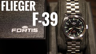 Fortis Flieger F39 Automatik  Review  F4220005  OlfertampCo [upl. by Cinom]