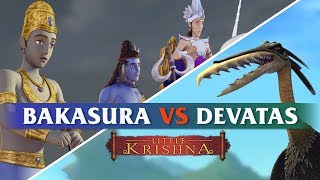 Bakasura vs Devatas  Little Krishna HD [upl. by Sayer]