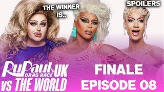 UK Vs The World S2 FINALE Heavy Spoilers  RuPauls Drag Race TOP BOTTOM amp ELIMINATION [upl. by Baudelaire808]