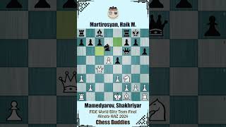 FIDE World Blitz Team Final  Mamedyarov Shakhriyar vs Martirosyan Haik M  Almaty KAZ 2024 [upl. by Kleiman]