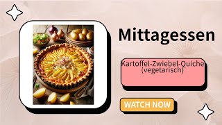 KartoffelZwiebelQuiche vegetarisch [upl. by Ed]