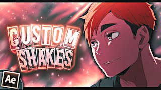 Custom Shakes Tutorial  After Effects AMV Edit [upl. by Hsima]