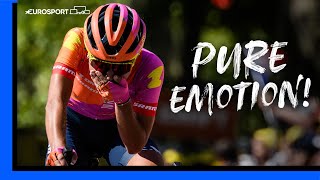 quotWhat A DayWhat A Stagequot  Bauernfeind Takes Epic Stage 5 Tour de France Femmes Win  Eurosport [upl. by Waite]