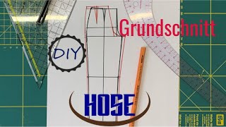 DIY Grundschnitt Hose selber erstellen [upl. by Eellah259]