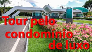 ❤️ Tour pelo condominio de luxo Encontro das Águas  DRONE 4K [upl. by Pollyanna]