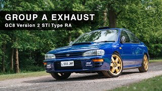 Hayward and Scott Group A Exhaust Sound on Ver2 STi Type RA [upl. by Muhammad]