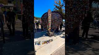 Experiencing the Love Lock Tradition in Helen Georgia  A Romantic Escape romantic tradition [upl. by Ailahs]