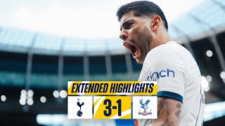 TOTTENHAM HOTSPUR 31 CRYSTAL PALACE  EXTENDED PREMIER LEAGUE HIGHLIGHTS [upl. by Annas]