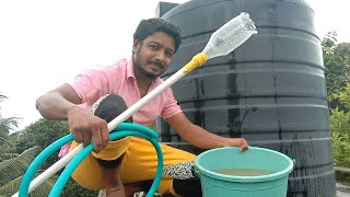 Water Tank Cleaning  Sintex Cleaning Easy Method  How To Make A Tank Cleaner At Home [upl. by Hazel988]