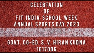 Annual Sports Day 2023  Fit India School Week  SV Hiran Kudna  1617006  DoE Delhi [upl. by Brodie]