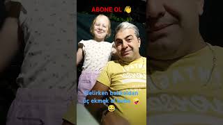 GELİRKEN ÜÇ EKMEK AL 🤪😂🇵🇱🇹🇷 shrots keşfet shortvideo komedi babakız [upl. by Ardnad589]