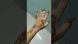 Mehindi designs simple easy beautiful youtubeshort [upl. by Tice]