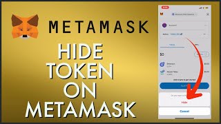 How To Hide Token On Metamask Wallet Account 2024 [upl. by Olegna]