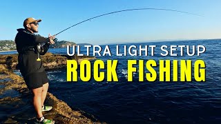 Ultra Light Setup Rock Fishing [upl. by Nissie]