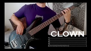 Korn  Clown Bass Cover  TABS ON SCREEN [upl. by Wolfy]