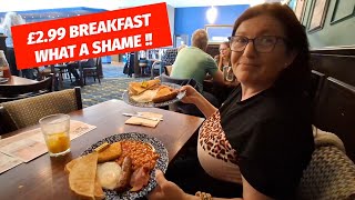 Wetherspoons £299 Breakfast Review Such a shame that this happened  foodie cooking [upl. by Auohs134]