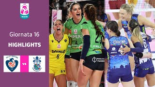 Bergamo  Firenze  Highlights  16 Giornata Campionato 2324  Lega Volley Femminile [upl. by Ainimre]