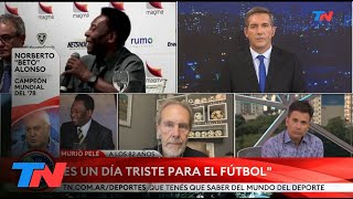 MURIÓ PELÉ I quotPelé era como Diego iba al frentequot Norberto quotBetoquot Alonso [upl. by Anaila485]