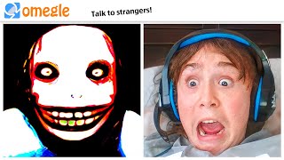 CREEPY JUMPSCARE TROLLING on OMEGLE [upl. by Egroj]