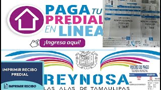 CÓMO SABER CUANTO DEBES DE PREDIAL O SÍ ESTÁS AL CORRIENTE EN REYNOSA 2022 [upl. by Crawley]