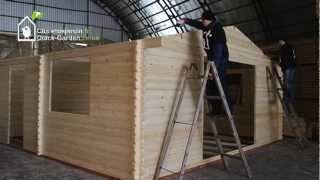 How To Build a Log Cabin  Assembly Instructions [upl. by Leber]