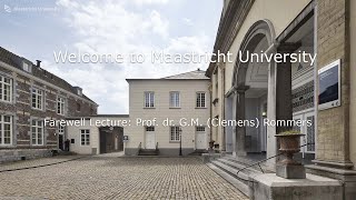 Farewell Lecture Prof dr GM Clemens Rommers [upl. by Eikcim]