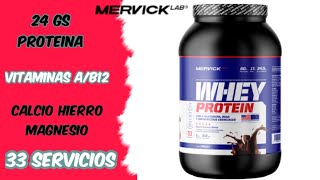 WHEY PROTEIN de MERVICKLAB [upl. by Cyprio]