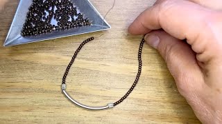 How to Make a Mixed Metal Stretch Bracelet by Deb Floros [upl. by Mima999]