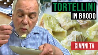 Tortellini in Brodo Italian recipe Giannis North Beach [upl. by Minica40]