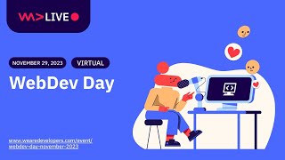 WeAreDevelopers LIVE  WebDev Day [upl. by Enoved451]