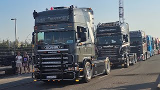 Pomorska miss scania 2024  Polsat plus arena Gdańsk  Open pipe amp horn sounds  Pt 1 [upl. by Pammi]